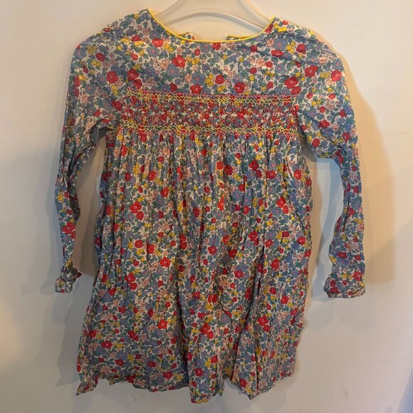 Mini Boden girl's flower smocked dress - Picture 1 of 2